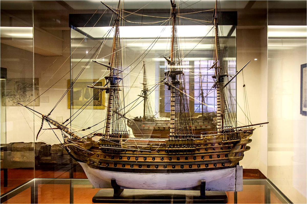 Πλοίο της γραμμής Α΄ τάξης(Nαυτικό Mουσείο Βενετίας)